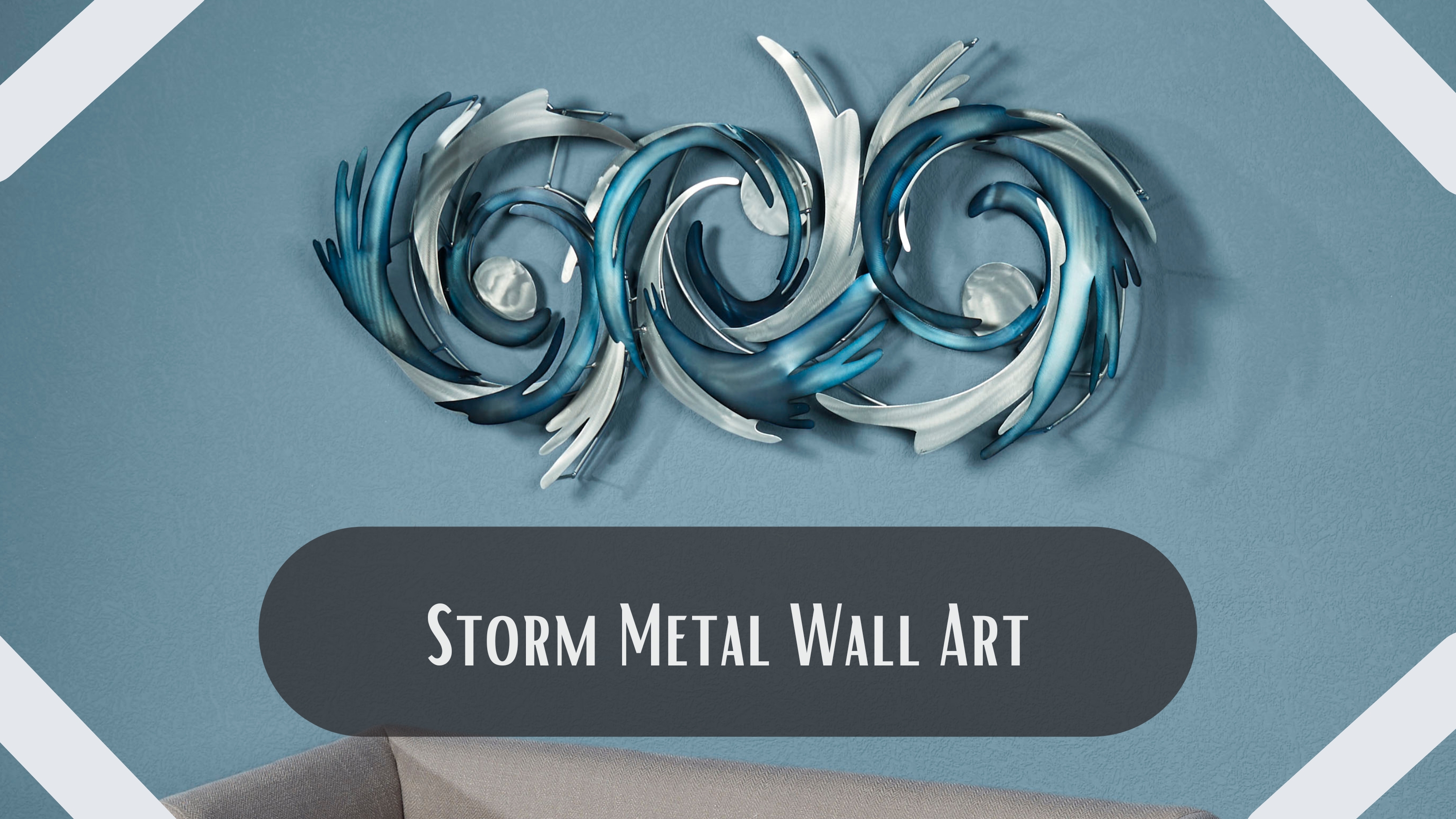 Amazon.com: Touch of Class Perfect Storm Metal Wall Sculpture